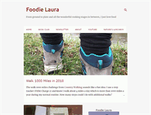 Tablet Screenshot of foodielaura.com